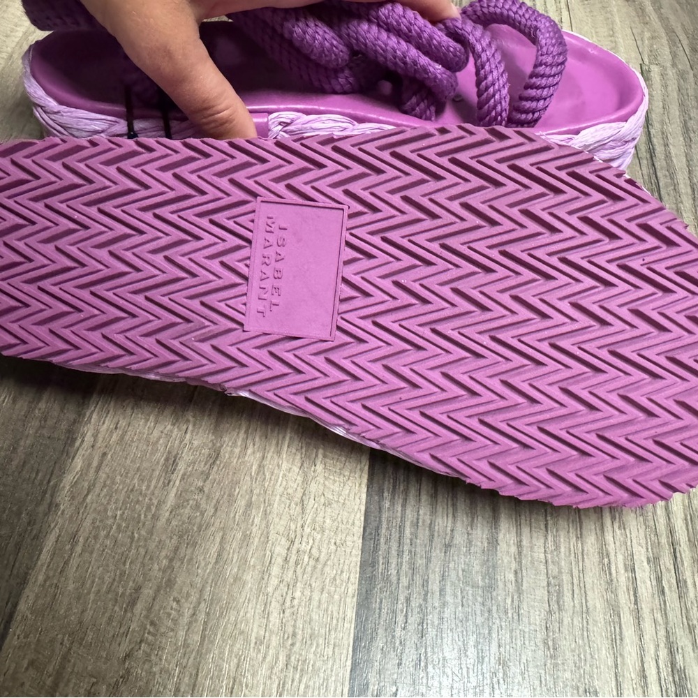 Isabel Marant Pink Rope Sandals BNWT - Picture 10 of 11